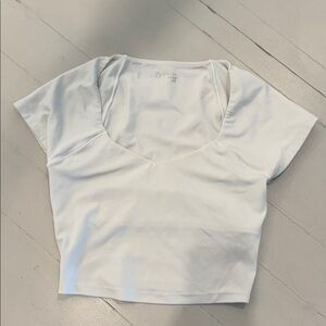 Chic White Women's Crop Top